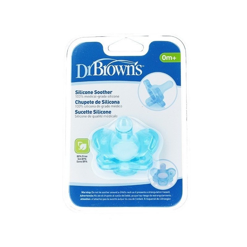 Drbrowns chupete silicona azul 0-6 meses Dr.Brown'S - 1