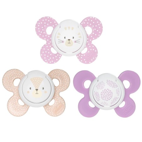 Chicco chupete physio silicona niña 6-16 meses 2 uds Chicco - 1
