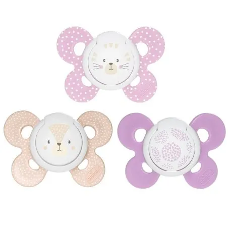 Chicco chupete physio silicona ni&ntilde;a 6-16 meses 2 uds Chicco - 1