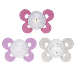 Chicco chupete physio silicona niña 16-36 meses 2 uds Chicco - 1