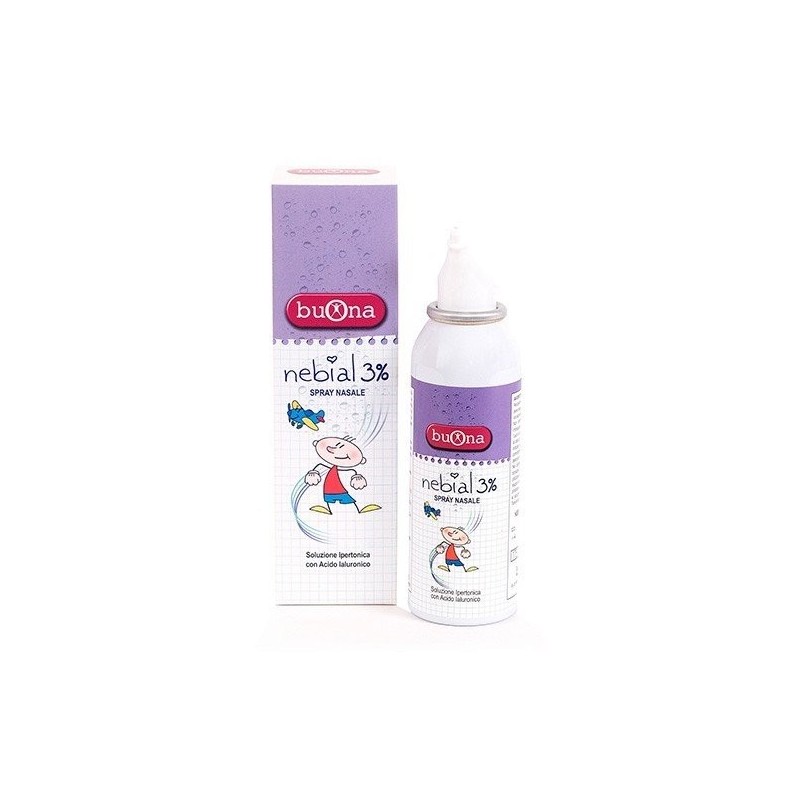 Nebianax 3% limpieza nasal spray 100 ml Buona - 1