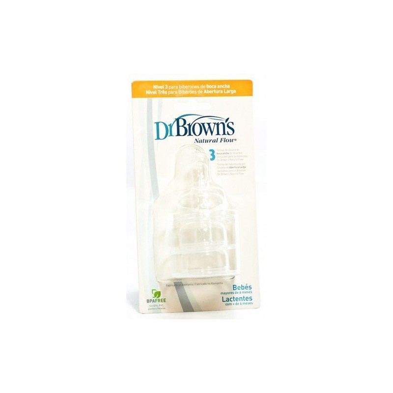 Dr.brown's tetina boca ancha options 6m+ Dr.Brown'S - 1