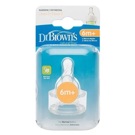Dr brown&acute;s tetina options +6 meses 2 uds Dr.Brown'S - 1