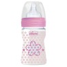 Chicco biberón silicona flujo normal rosa 150ml Chicco - 1
