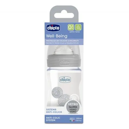 Chicco biber&oacute;n vidrio neutro 150ml Suavinex - 1