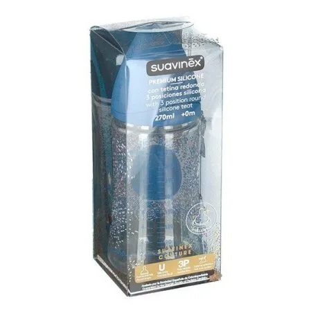 Suavinex biber&oacute;n premium silicona tetina 3 posiciones 270ml Suavinex - 1