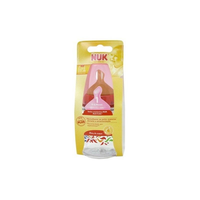 Nuk biberón fc pp 150ml latex 1m boca ancha Nuk - 1