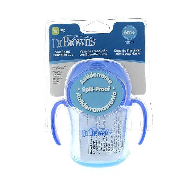 Dr brown's taza educativa +6 meses 180ml Dr.Brown'S - 1