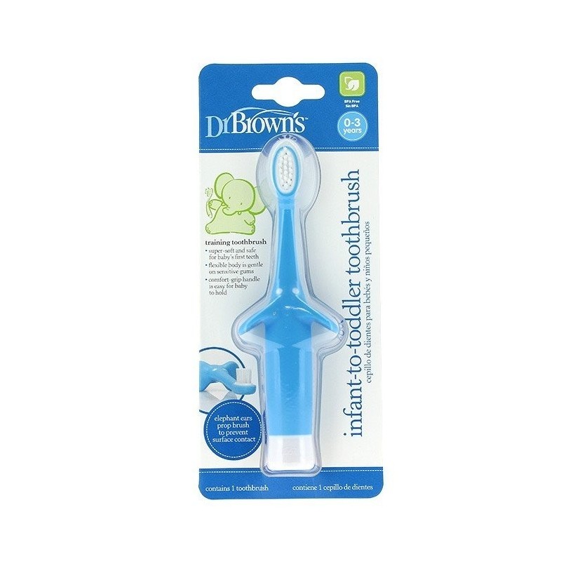 Dr. brown´s cepillo de dientes azul 0-3 años Dr.Brown'S - 1