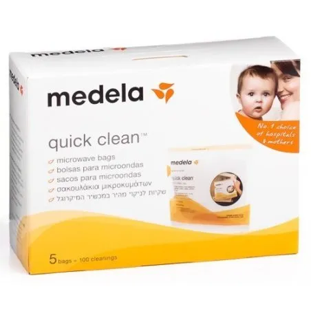 Medela bolsas de esterilizaci&oacute;n para microondas 5uds Medela - 1