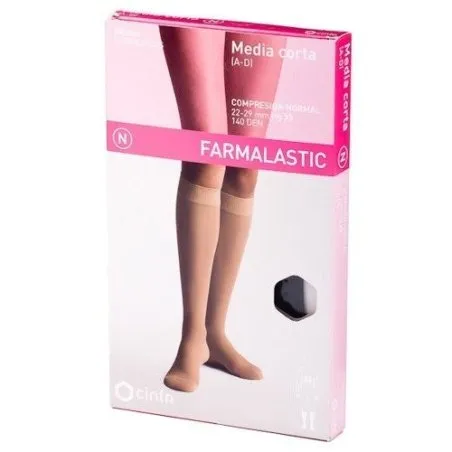 Media farmalastic corta c/n negra t/e.gd Farmalastic - 1