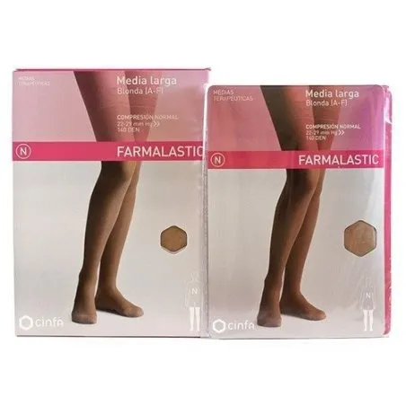 Media farmalastic larga blon cn beig t/r Farmalastic - 1