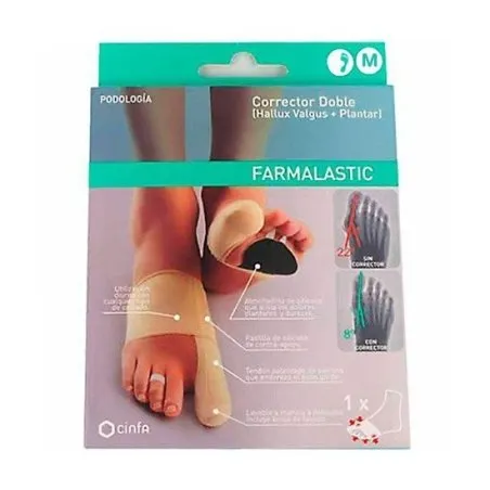 Corrector doble pie derecho t/m Farmalastic - 1