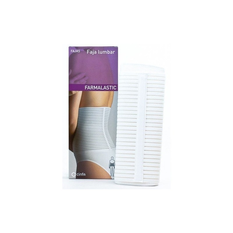Faja farmalastic lumbar velcr t/1 75-95 Farmalastic - 1