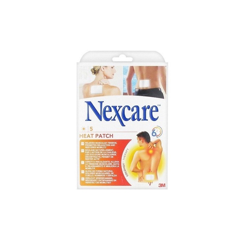Nexcare parche calor 9,5x13 cm 5 uds Nexcare - 1