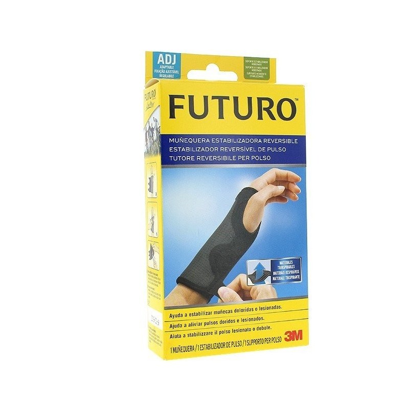 Muñequera negra ferula futuro ajustable Futuro - 1