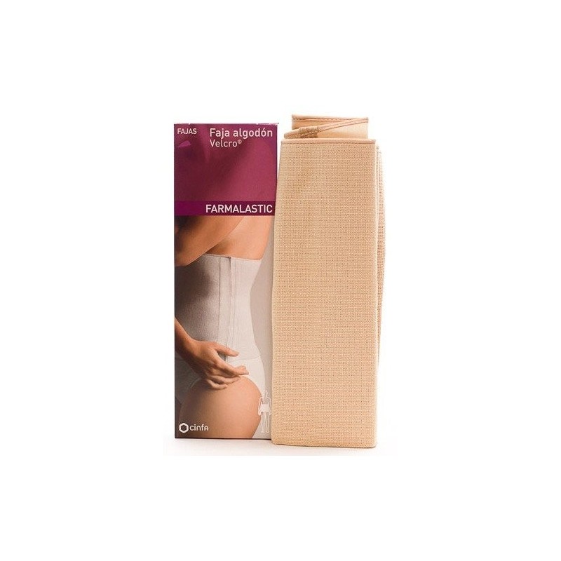 Faja farmalastic velcro t/3 beig 115-130 Farmalastic - 1