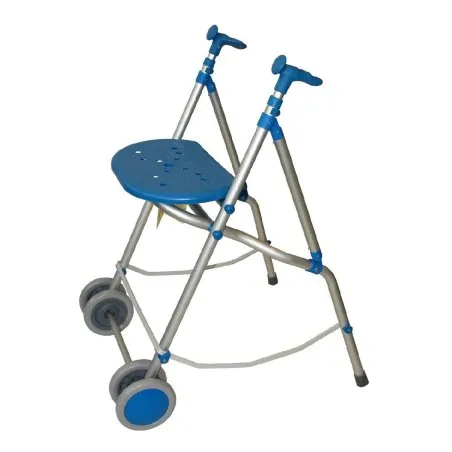 Andador ruedas c/asiento col azul ara-c Forta - 1