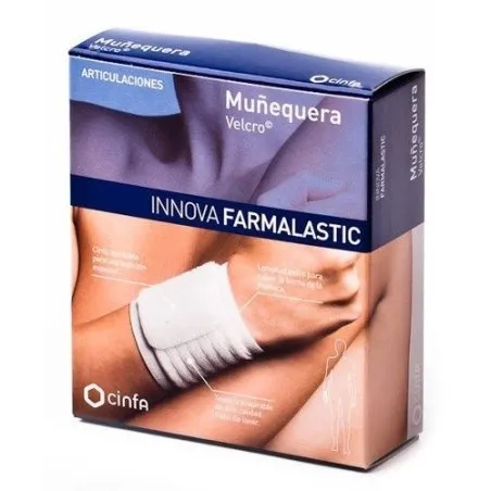 Mu&ntilde;equera velcro innova blanca t-peq/med Innova - 1