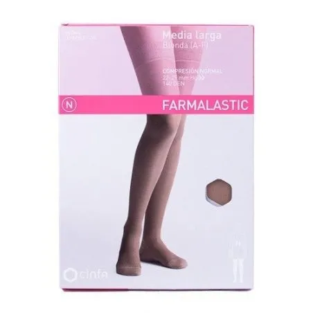 Media farmalastic larga blon cn beig t/g Farmalastic - 1
