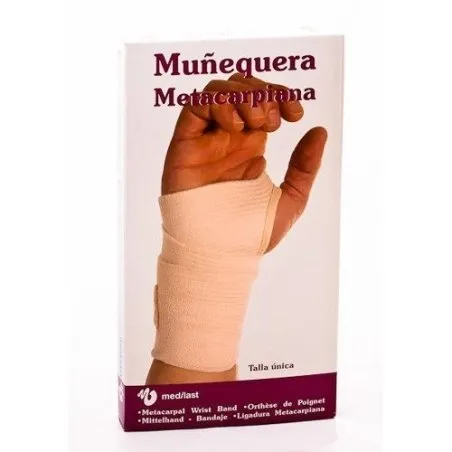Mu&ntilde;equera medilast metacarpi velcro beig Medilast - 1