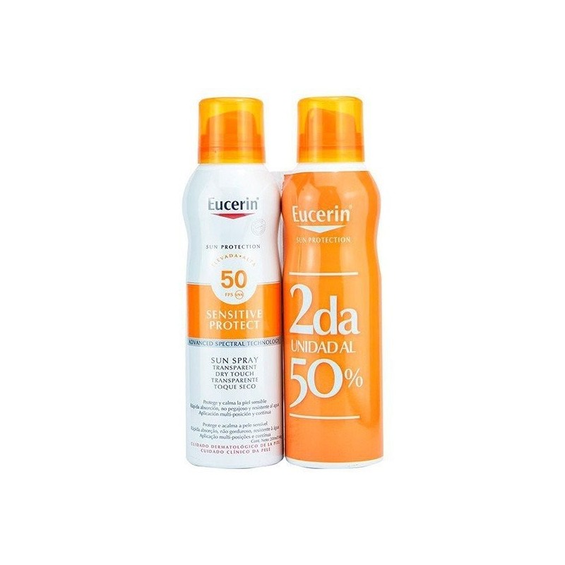 Eucerin solar spray trans spf-50 2 x 200ml Eucerin - 1