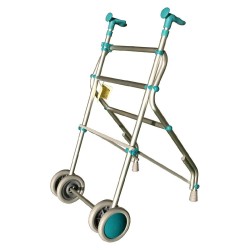 Andador ruedas color verde air