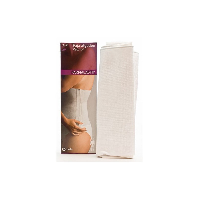 Faja farmalastic cierre velcro t.3 blanc Farmalastic - 1