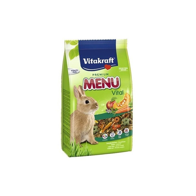Vitakraft Menú premium vital, conejos 1kg Vitakraft - 1