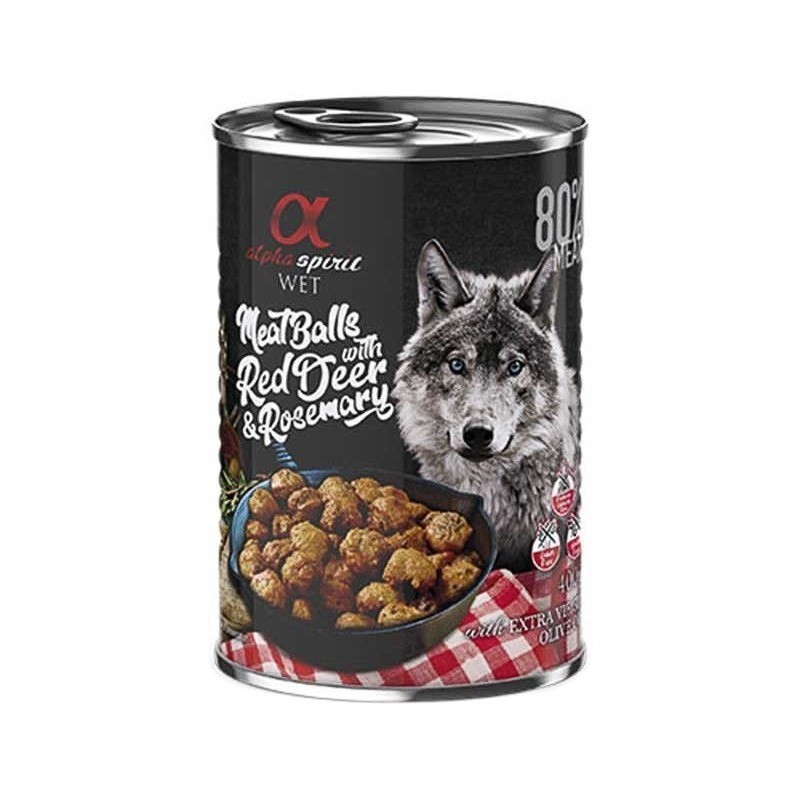 Alpha Spirit albóndigas venado romero 12x400g Alpha Spirit - 1