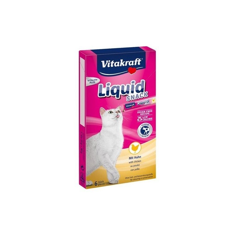 Vitakraft Cat liquid snack pollo con taurina 90g Vitakraft - 1