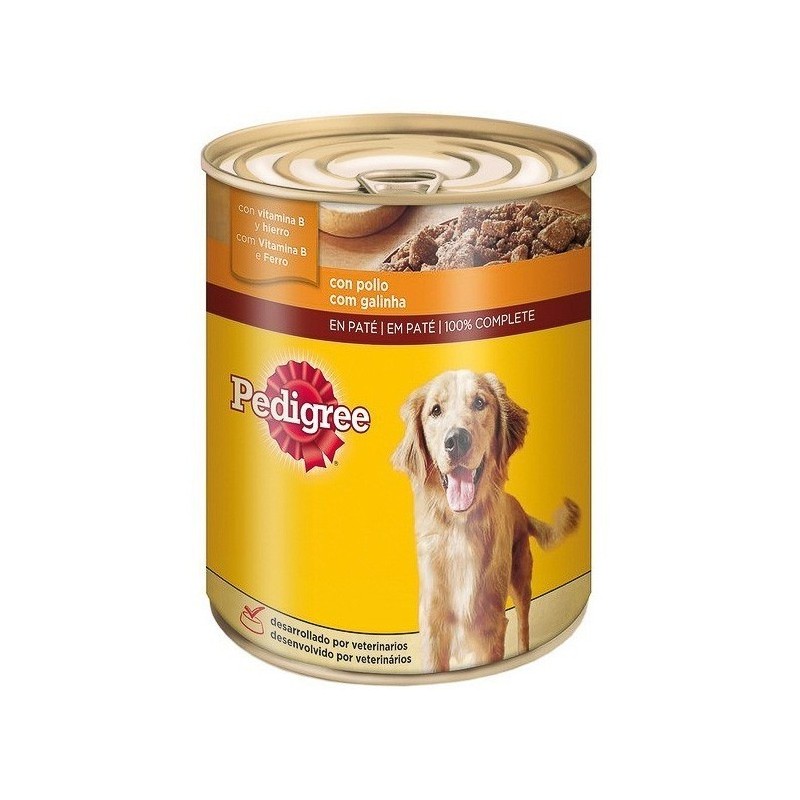 Pedigree perro pollo lata 12x800g Pedigree - 1