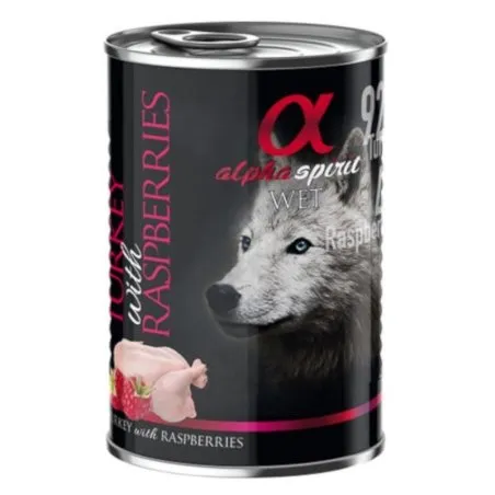 Alpha Spirit lata pavo frambuesa 6x400g Alpha Spirit - 1