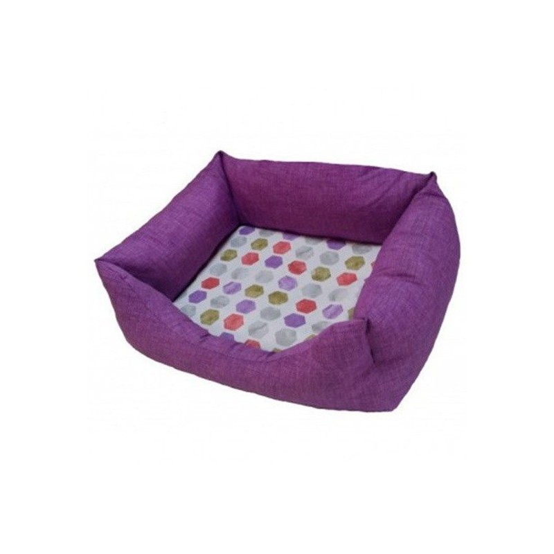 Siesta cama morado hexagonos 85 cm Siesta - 1