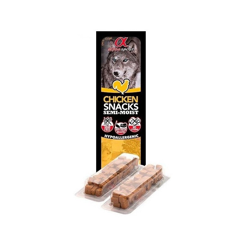 Alpha Spirit As snack tacos perro pollo 16x35g Alpha Spirit - 1