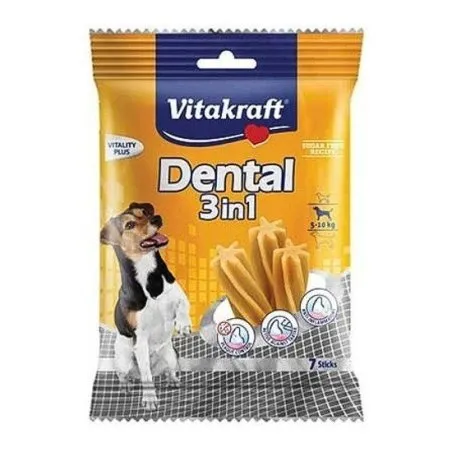 Vitakraft Dental 3 en1 perros peque&ntilde;os 120g 7 Vitakraft - 1
