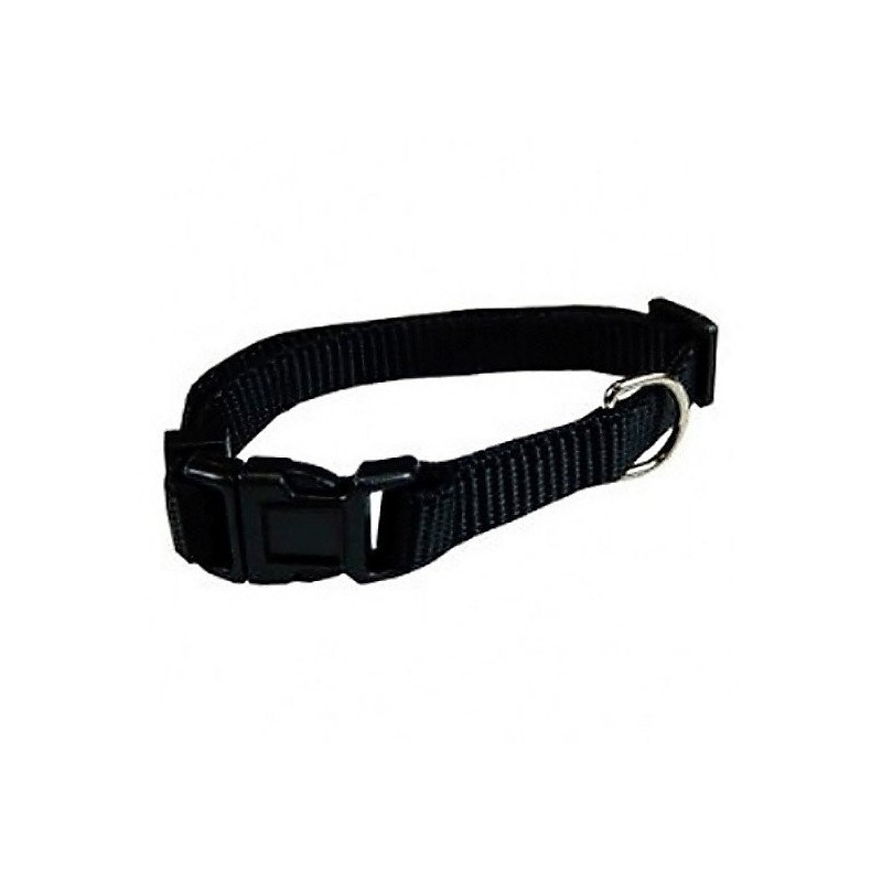 Papillón collar ajustable nylon 20 mm x 40-55 cm negro Papillón - 1