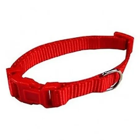 Papill&oacute;n collar ajustable nylon 10 mm x 20-30 cm rojo Papill&oacute;n - 1
