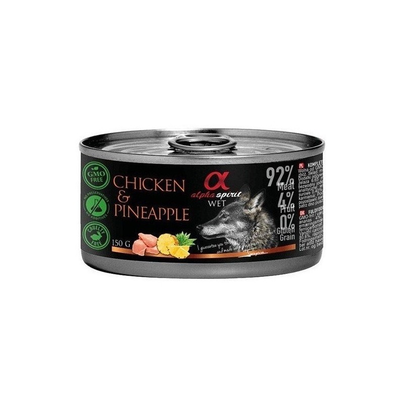 Alpha Spirit As lata pollo piña 6x400g Alpha Spirit - 1