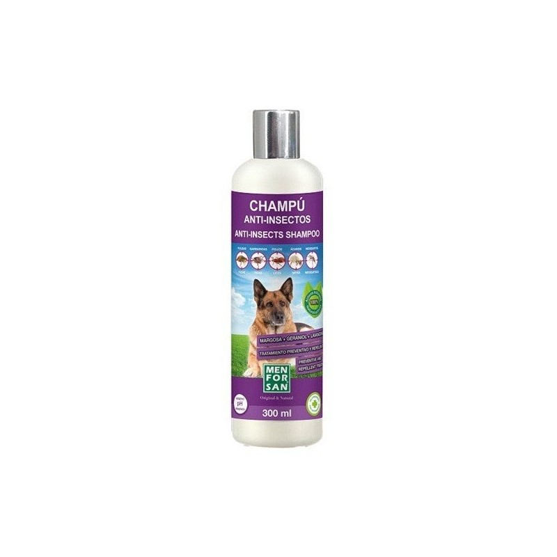 Menforsan champú anti-insectos margosa, geraniol, lavanda 300ml Menforsan - 1
