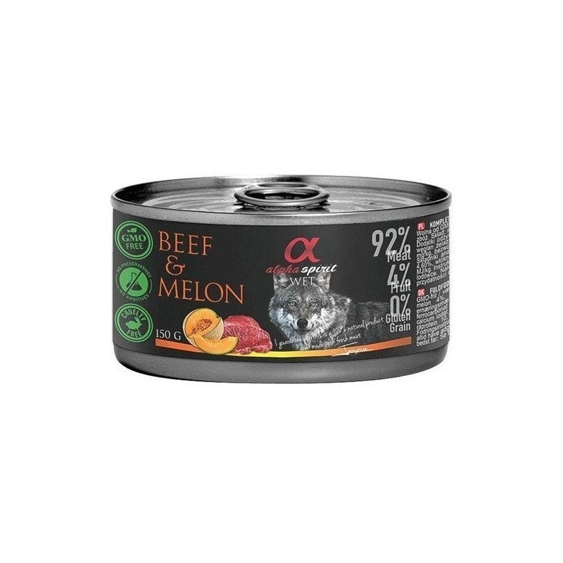 Alpha Spirit As lata ternera melón 6x400g Alpha Spirit - 1