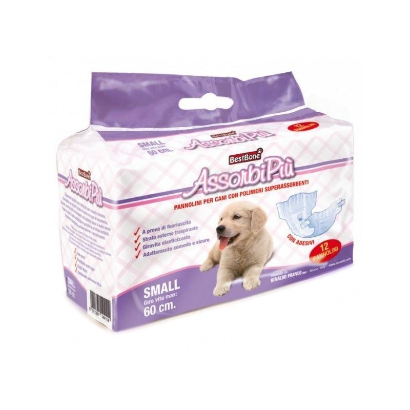 Record pañal polímeros talla S hasta 60 cm 12 uds Bestbone - 1