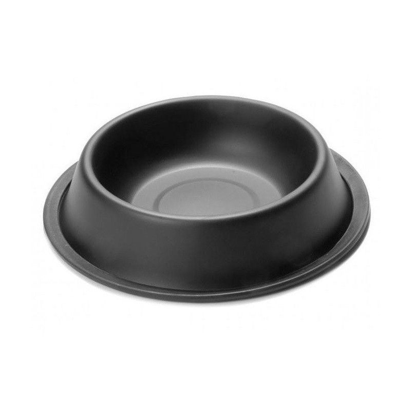 Record comedero acero inoxidable black line 0,45l Record - 1