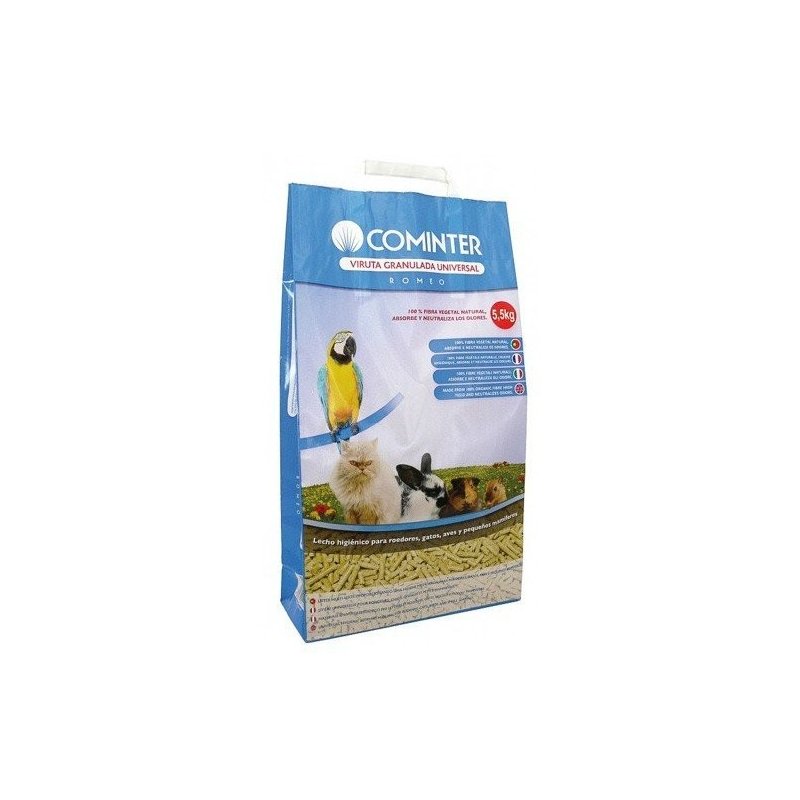 Cominter Cominter Viruta ganulada romeo 5kg 10litros | Artículos de veterinaria ...