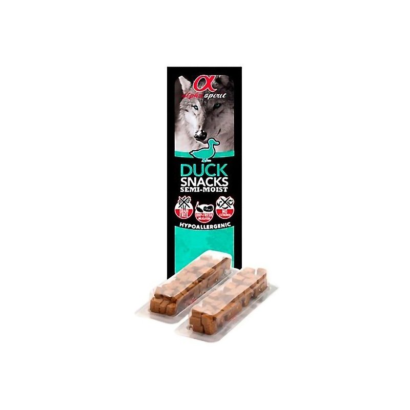 Alpha Spirit as snack para perro pato 16x35g Alpha Spirit - 1