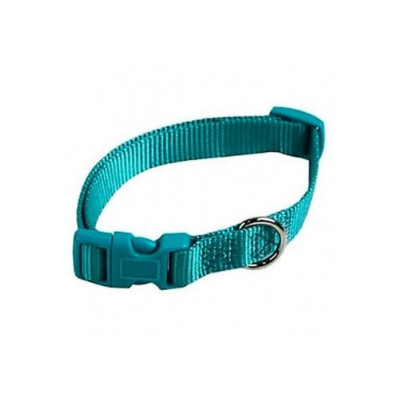 Papillón collar ajustable nylon 10 mm x 20-30 cm turquesa Papillón - 1
