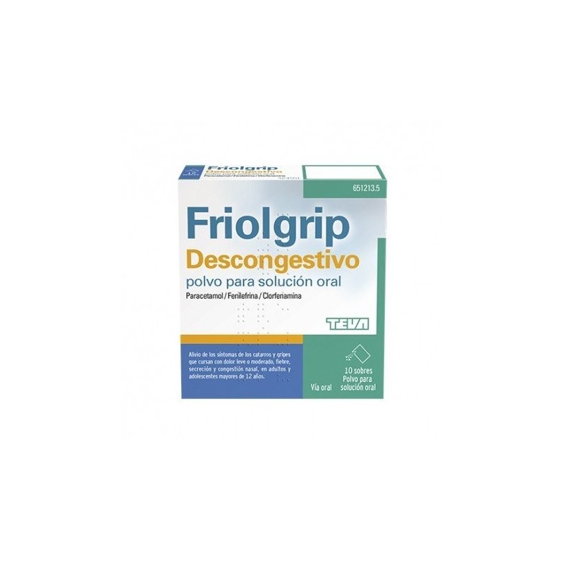 Friolgrip descongestivo Polvo para solución oral Ratiogrip - 1