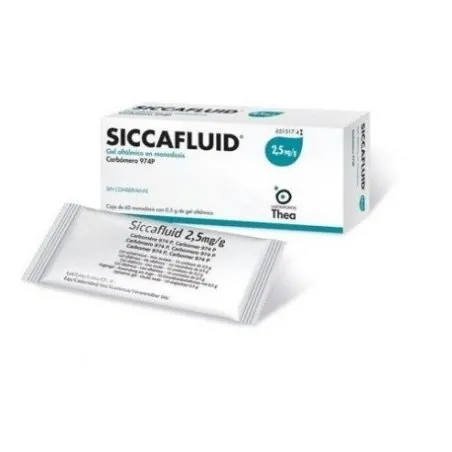 Siccafluid 2.5mg/g Gel Oft&aacute;lmico 60 Monodosis 0.5g Siccafluid - 1