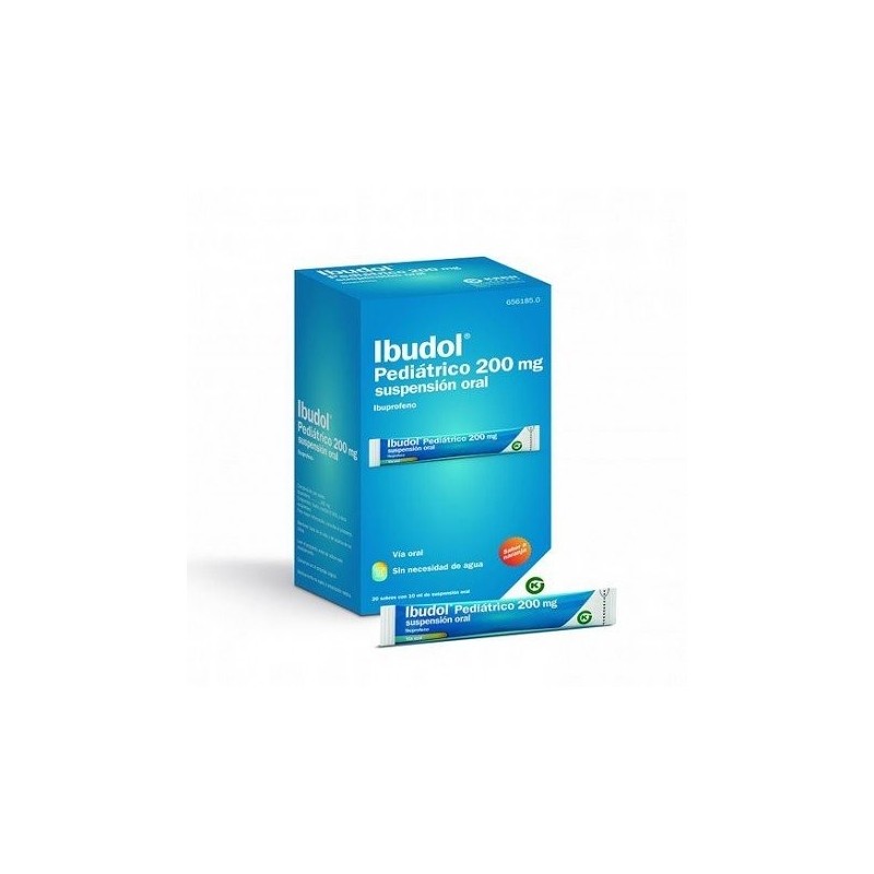 Ibudol 200mg Pediátrico 20 Sobres 10ml de Suspensión Oral Ibudol - 1