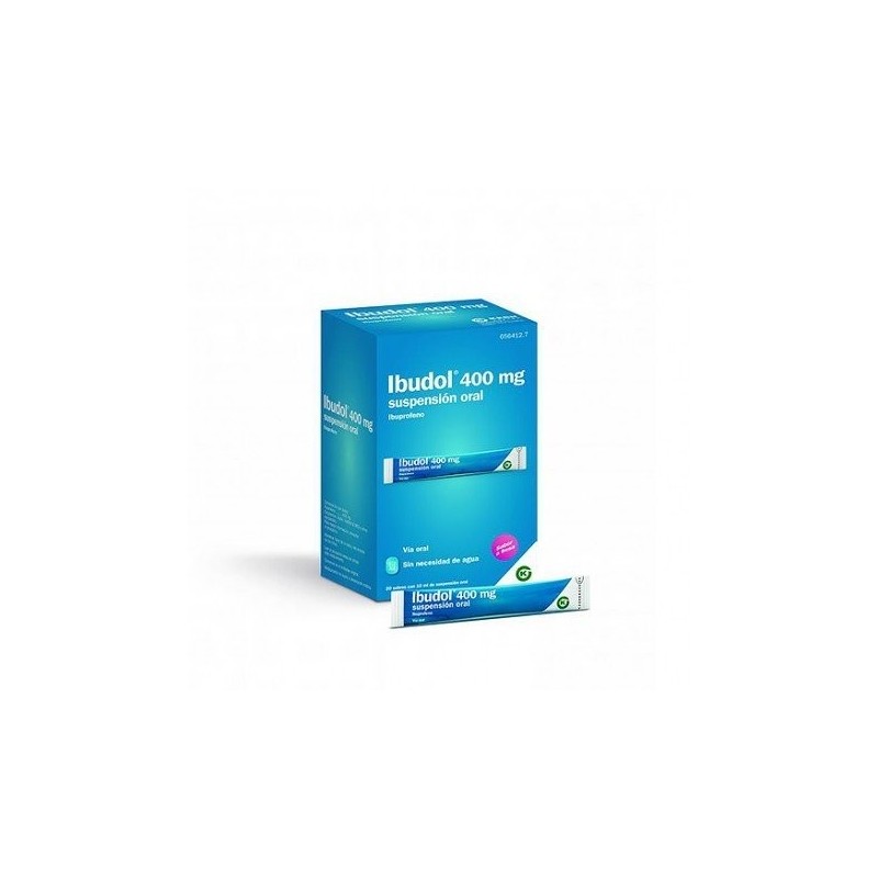 Ibudol 400mg 20 Sobres de Suspensión Oral 10ml Ibudol - 1